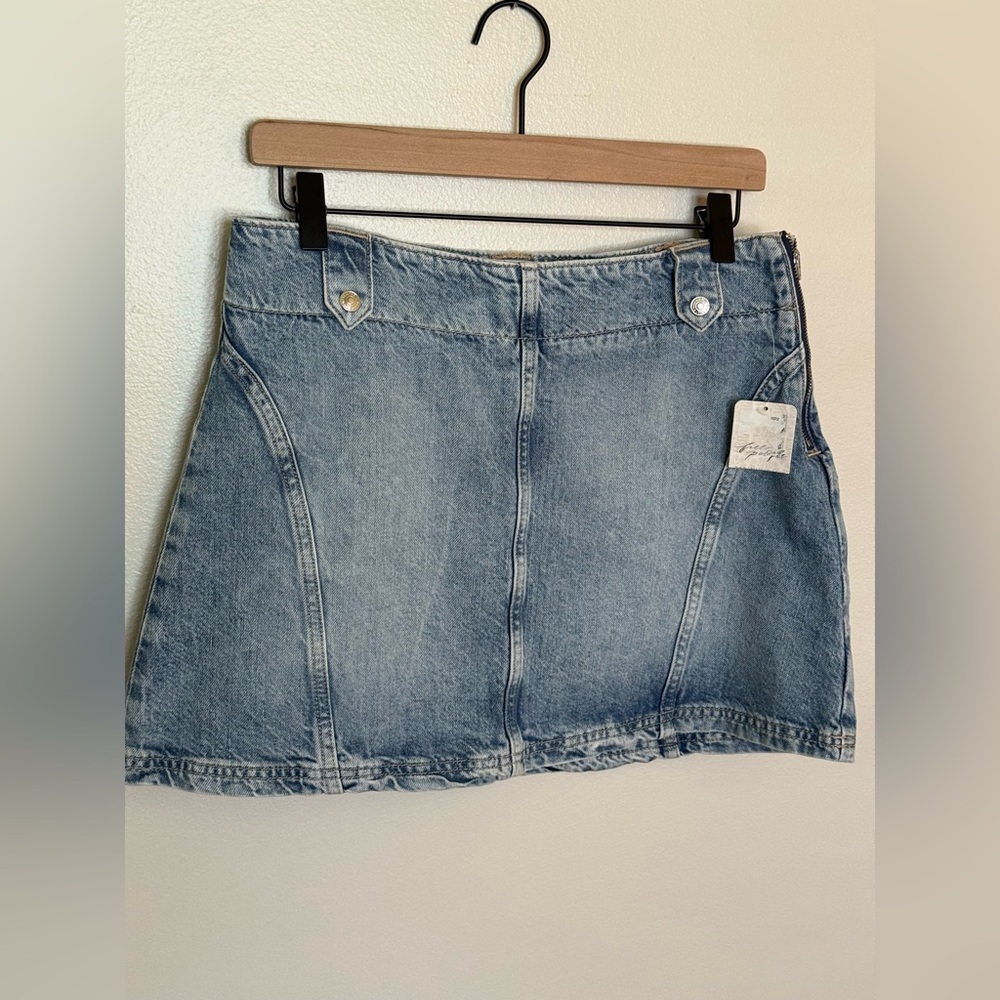 FREE PEOPLE We The Free Runaway Denim Skirt - Picture 4 of 11